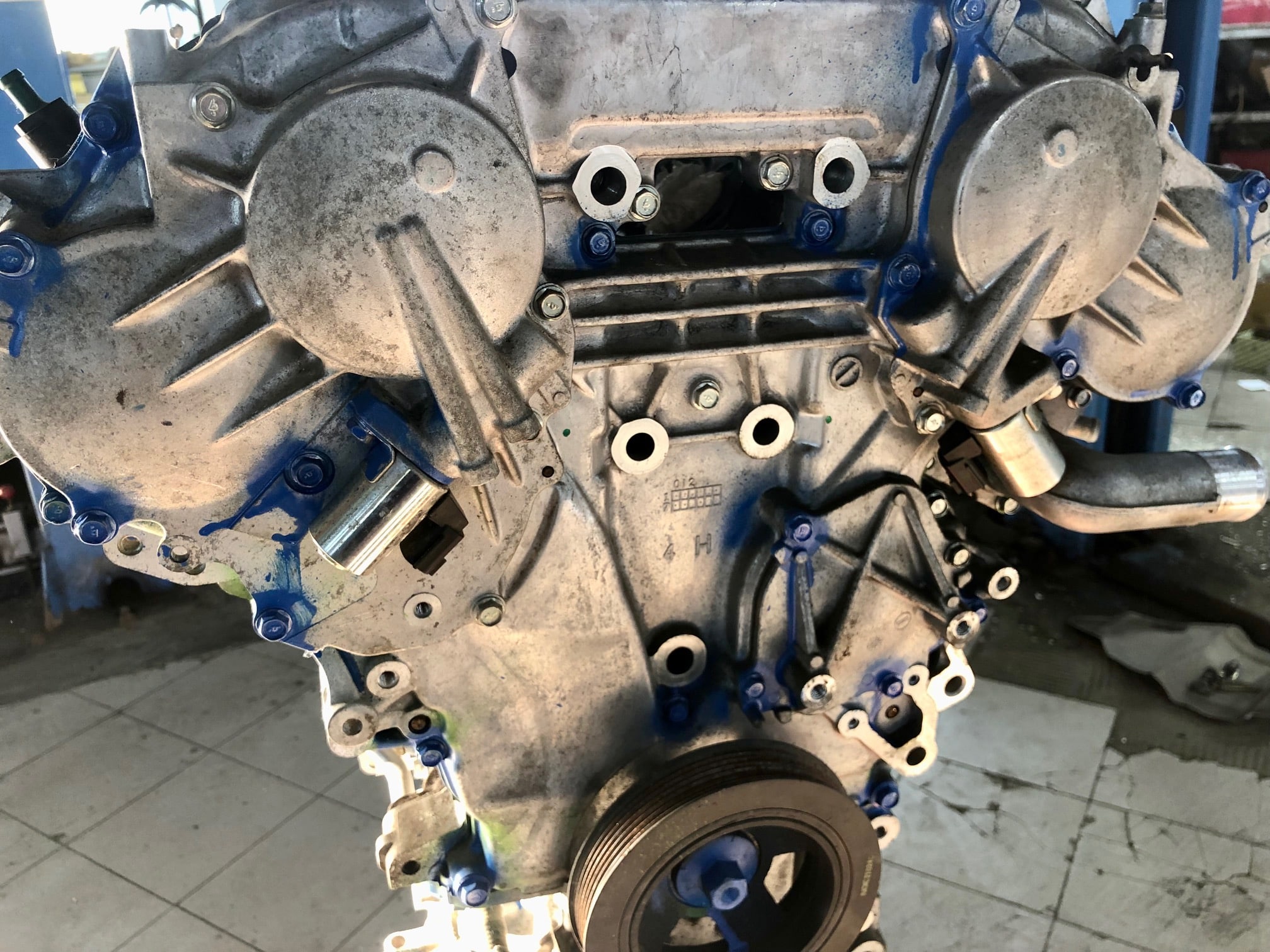 Заказать Nissan Murano Z50: установка нового двигателя VQ35DE - Фото 3