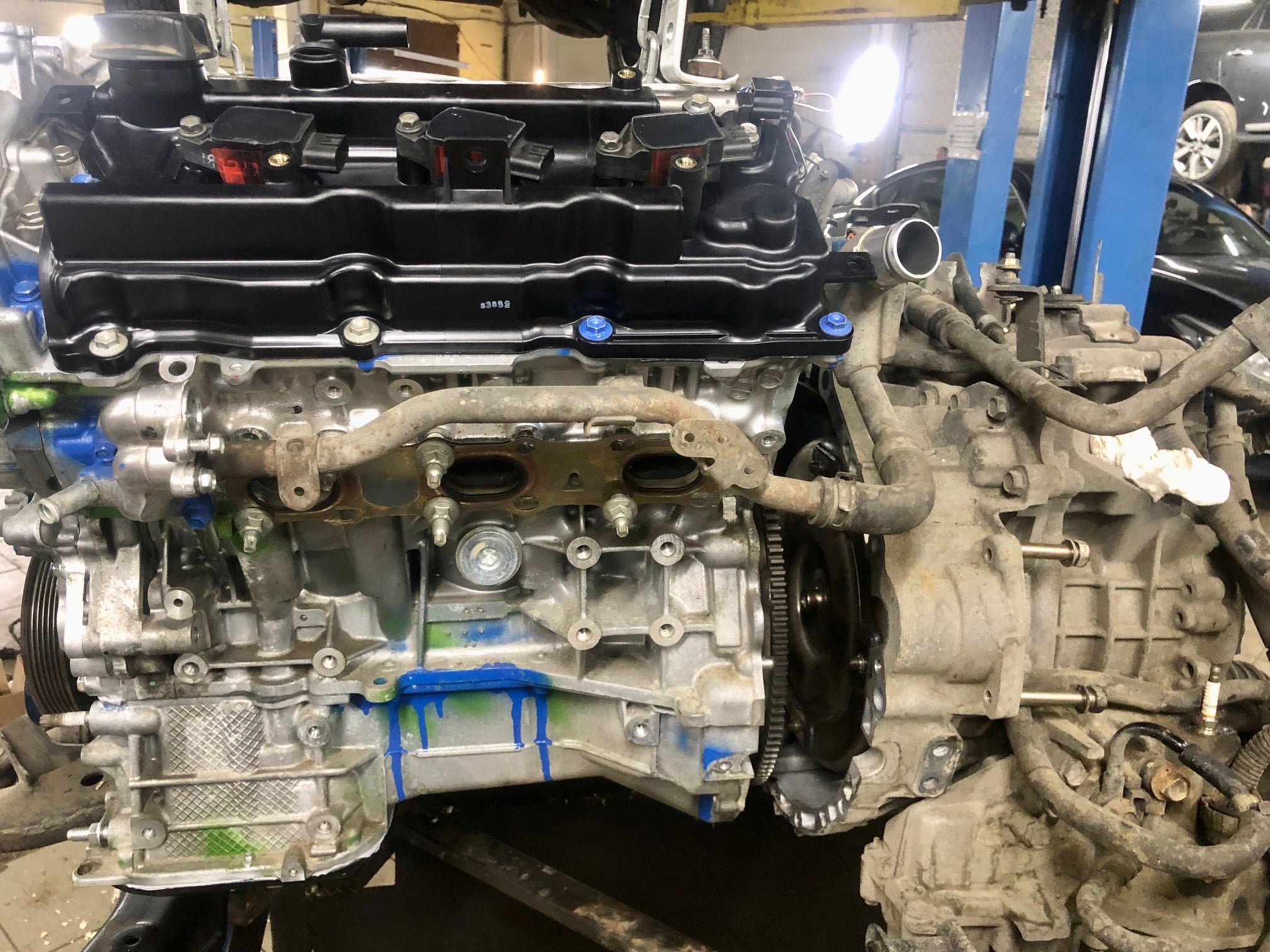 Заказать Nissan Murano Z50: установка нового двигателя VQ35DE - Фото 13