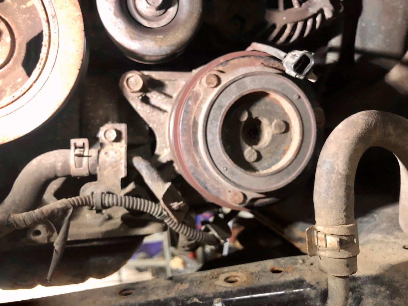 Заказать Nissan Murano Z51: ремонт муфты компрессора кондиционера - Фото 2