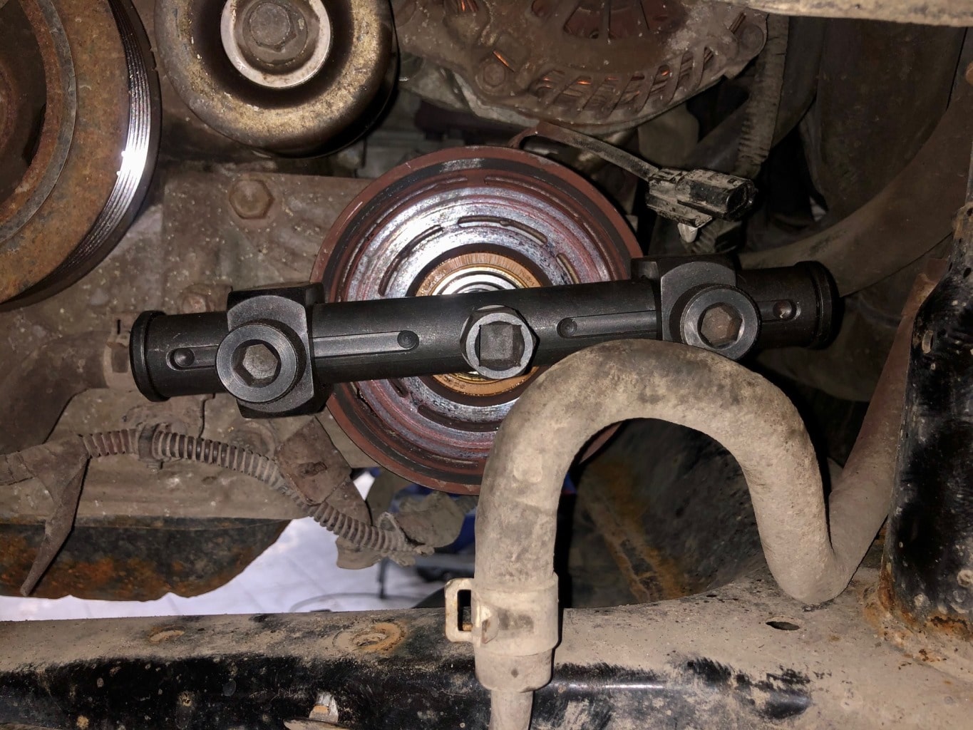 Заказать Nissan Murano Z51: ремонт муфты компрессора кондиционера - Фото 3